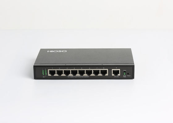 commutateur de Gigabit Ethernet de 9 ports RJ45 de 10/100M