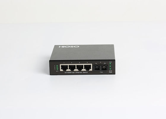 4 approbation du commutateur ccc de 10/100M TP 1 100M FX Port Optical Ethernet