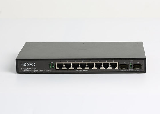 Commutateur d'accès contrôlé ou non contrôlé d'Ethernet de 8 ports de 100M TP 2 1000M SFP