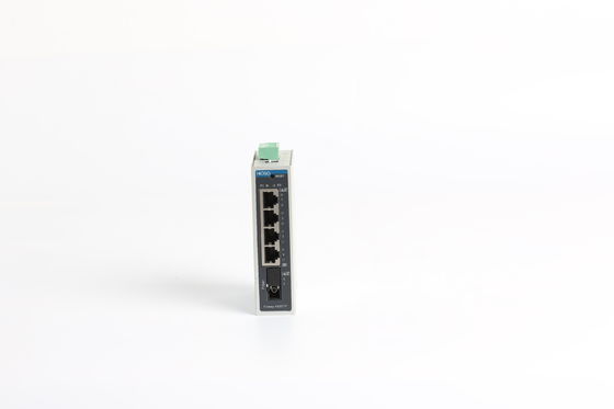 5 ports Rj45 1 commutateur d'Ethernet de rail de 1000M Fx Port Din, commutateur de Poe de bâti de vacarme