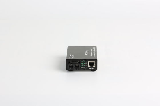 1 convertisseur de médias de fibre de port de 1000m Rj451 1000m Fx, ports du convertisseur 2 de médias de gigabit