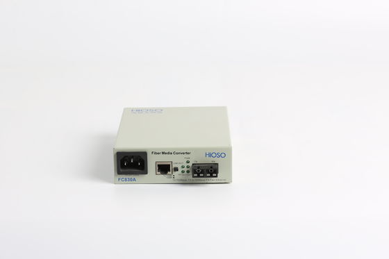 HiOSO 850nm optique au convertisseur d'Ethernet, convertisseur 2W de supports optiques