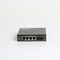Hioso 5 ports Poe commutent 4 10/100M RJ45 + 1 1000M FX Fiber Uplink Mini Poe Switch