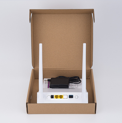 Enveloppe en plastique à deux bandes de XPON ONU 1GE 1FE WIFI ONU pour des solutions de FTTx