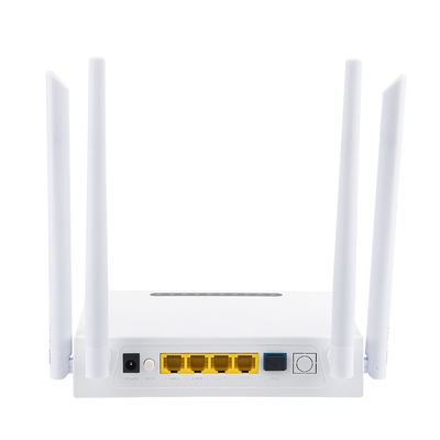 HiOSO Dual Band ONU 4GE WIFI Boîtier en plastique XPON ONU pour la solution FTTH FTTO