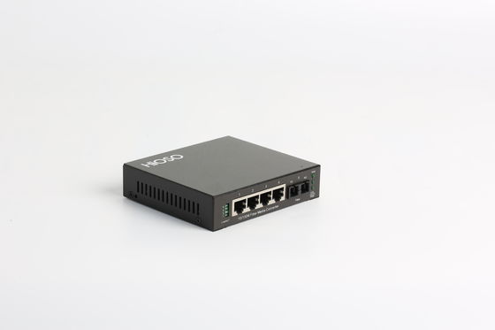 HiOSO Ring Type Black 850nm a contrôlé le port du convertisseur 5 de médias de fibre