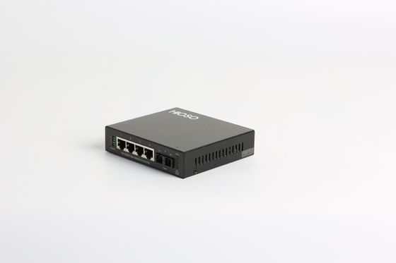 HiOSO Ring Type Black 850nm a contrôlé le port du convertisseur 5 de médias de fibre